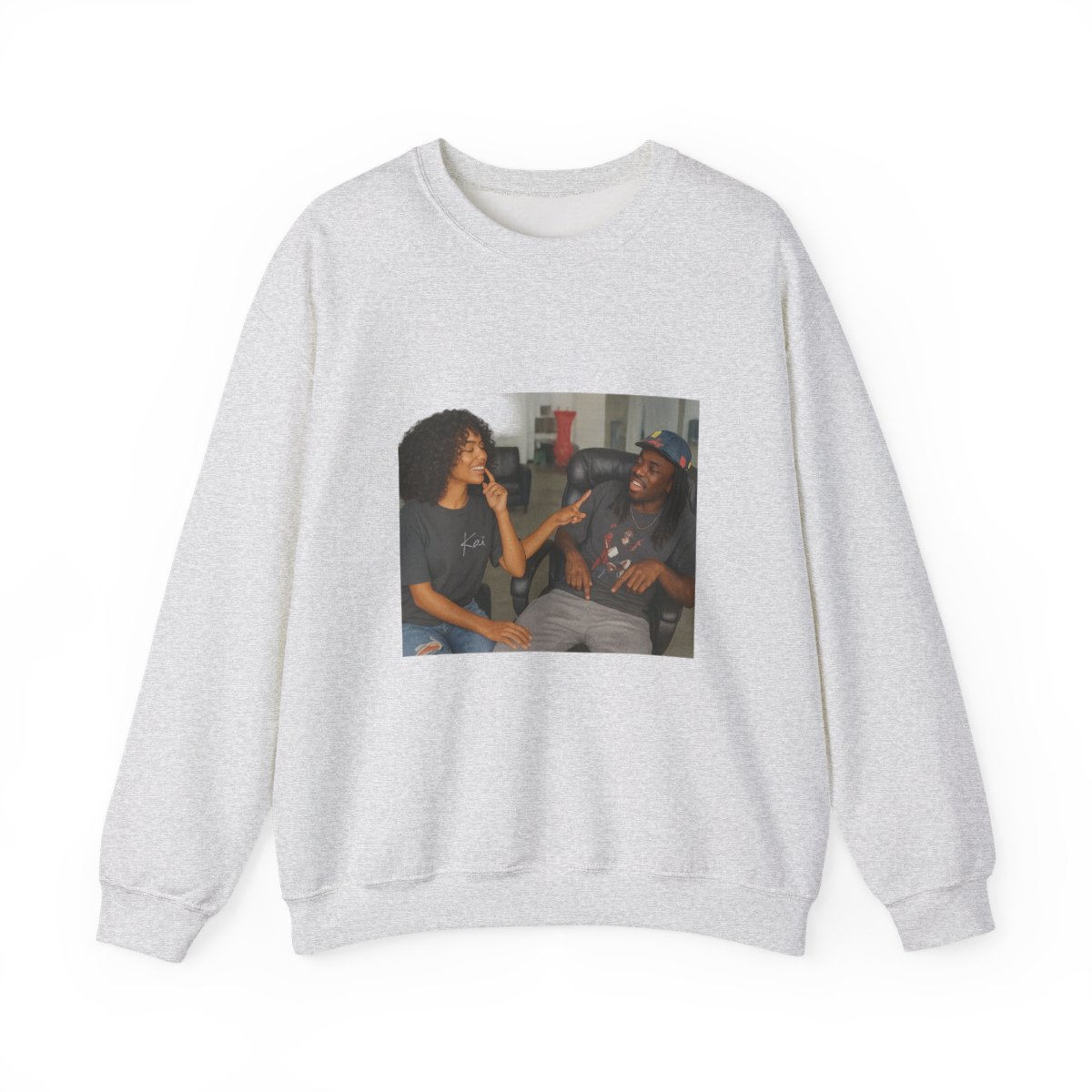 Kai Cenat x Tyla Crossover Crewneck Sweatshirt - alternate angle 2, merchandise