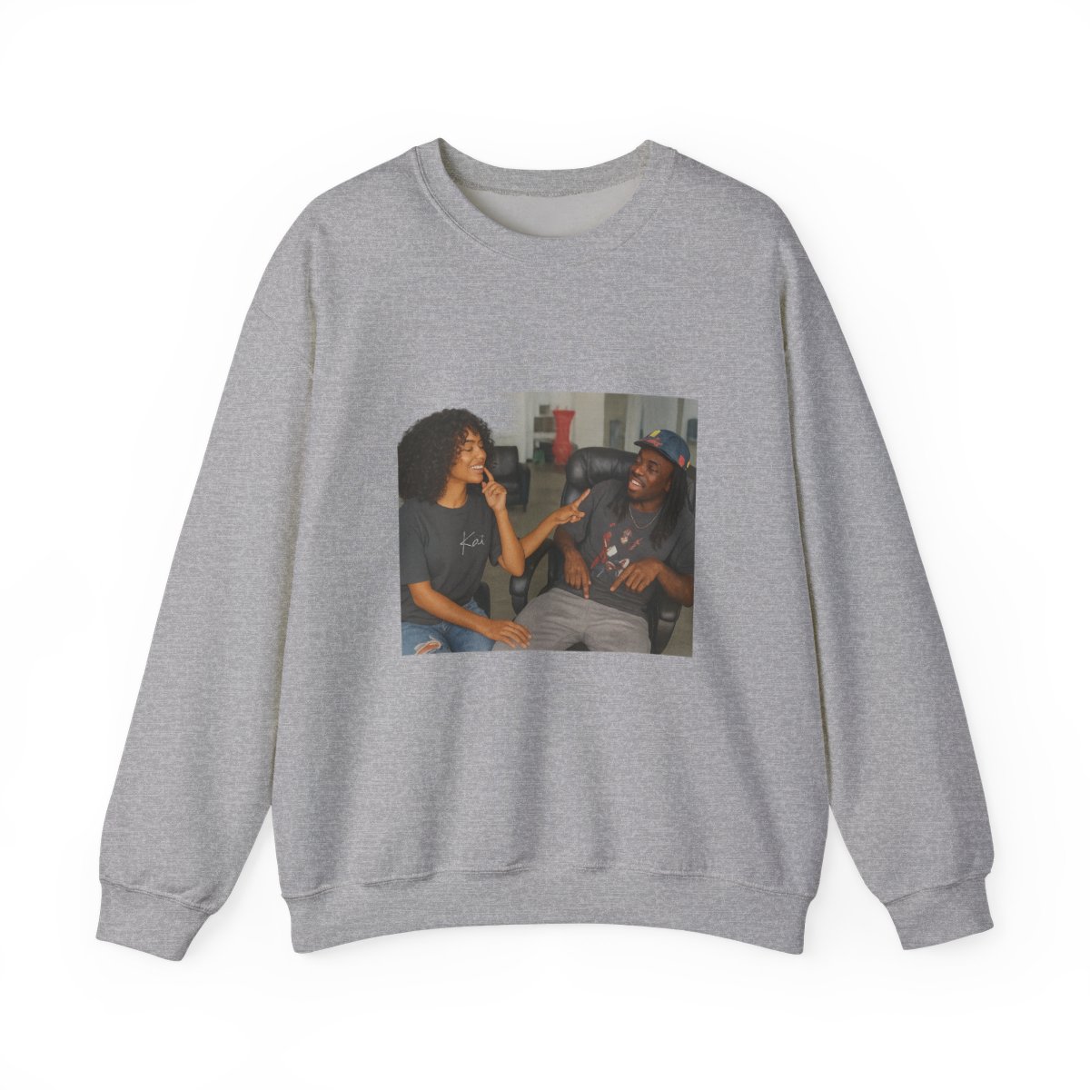 Kai Cenat x Tyla Crossover Crewneck Sweatshirt - alternate angle 5, merchandise