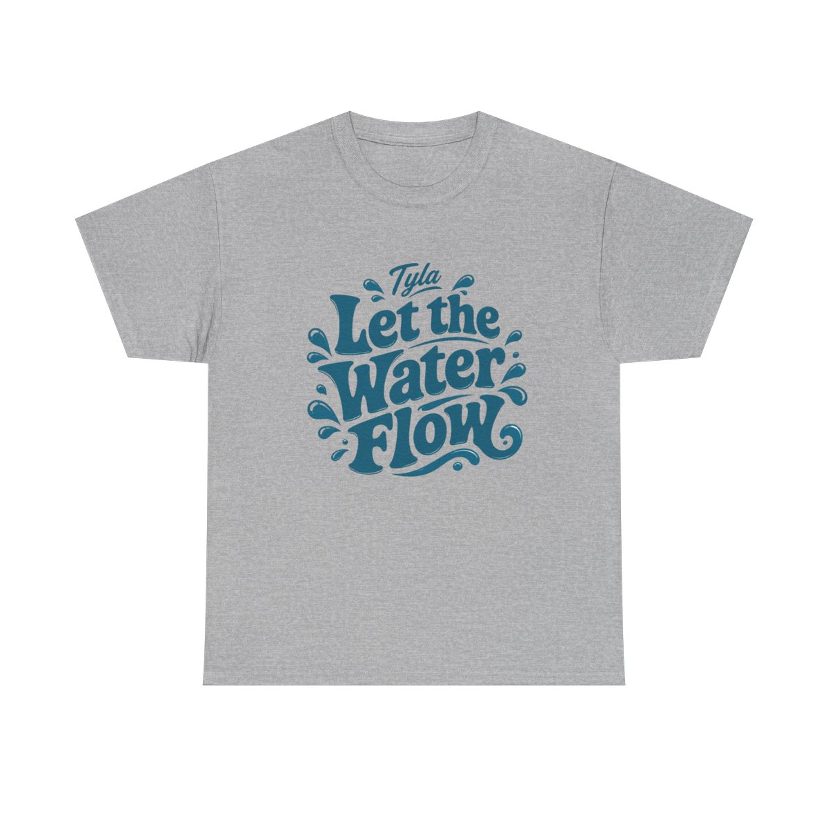 Tyla "Let the Water Flow" Unisex Tee - alternate angle 3, merchandise