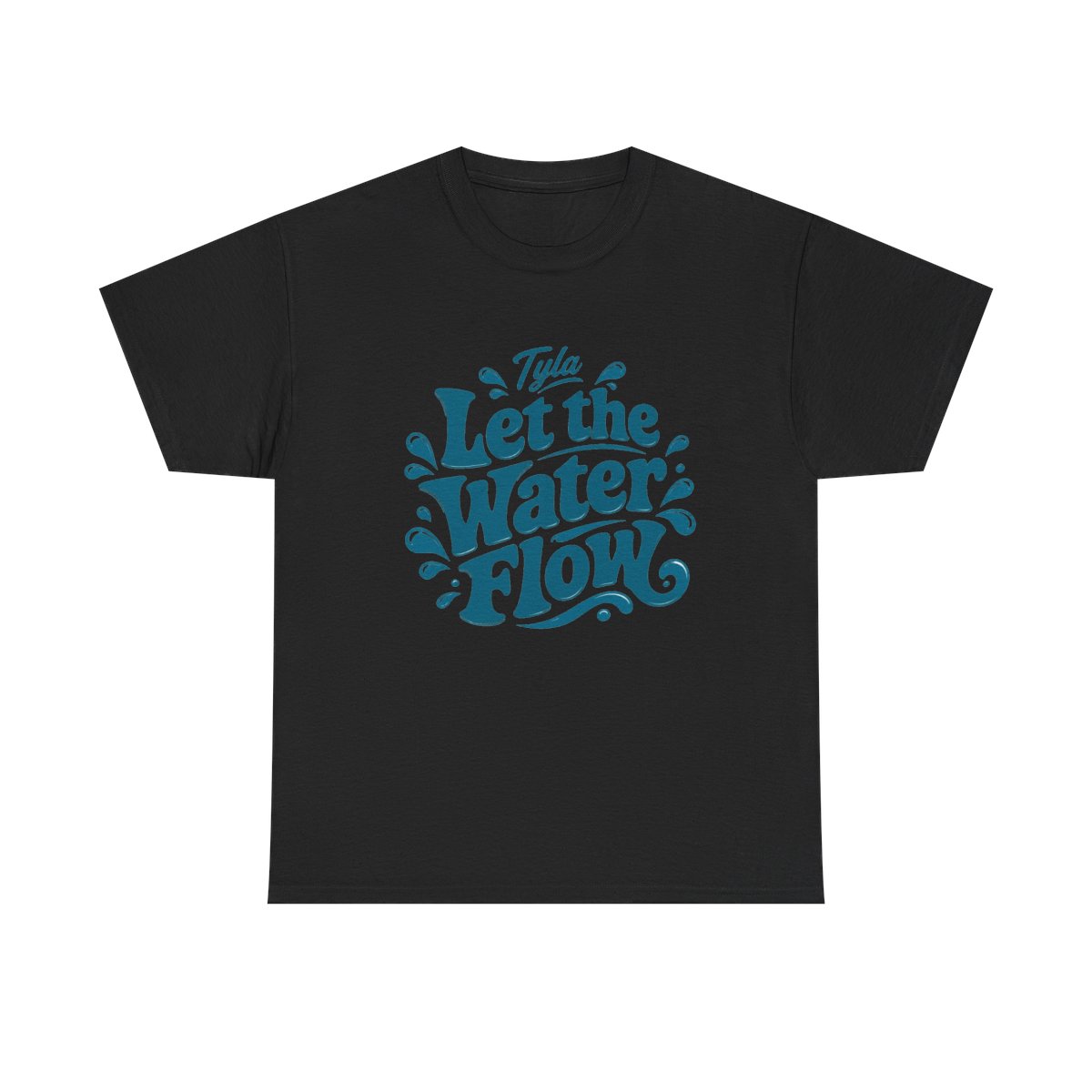 Tyla "Let the Water Flow" Unisex Tee - alternate angle 2, merchandise
