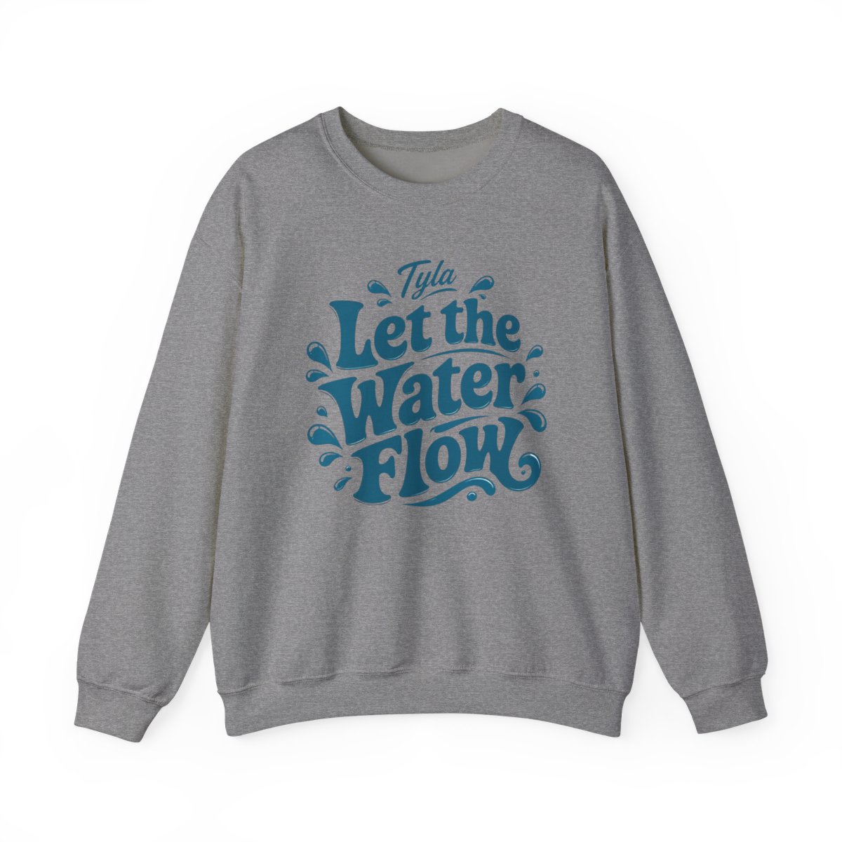 Tyla "Let the Water Flow" Crewneck - alternate angle 3, merchandise