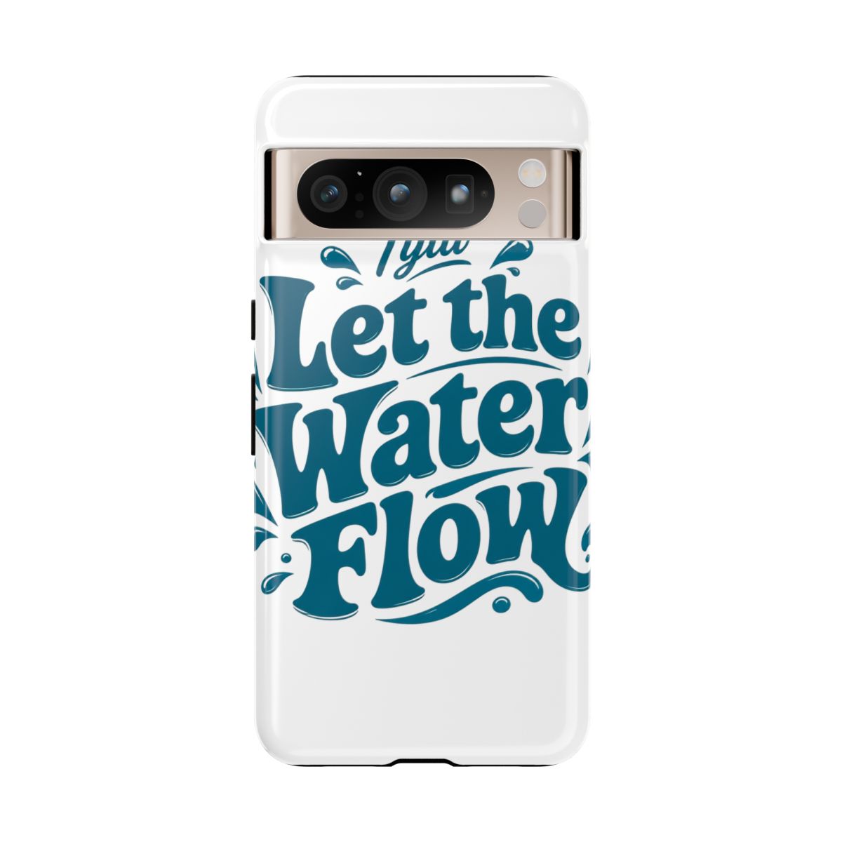 Tyla "Let the Water Flow" Phone Case - alternate angle 2, merchandise