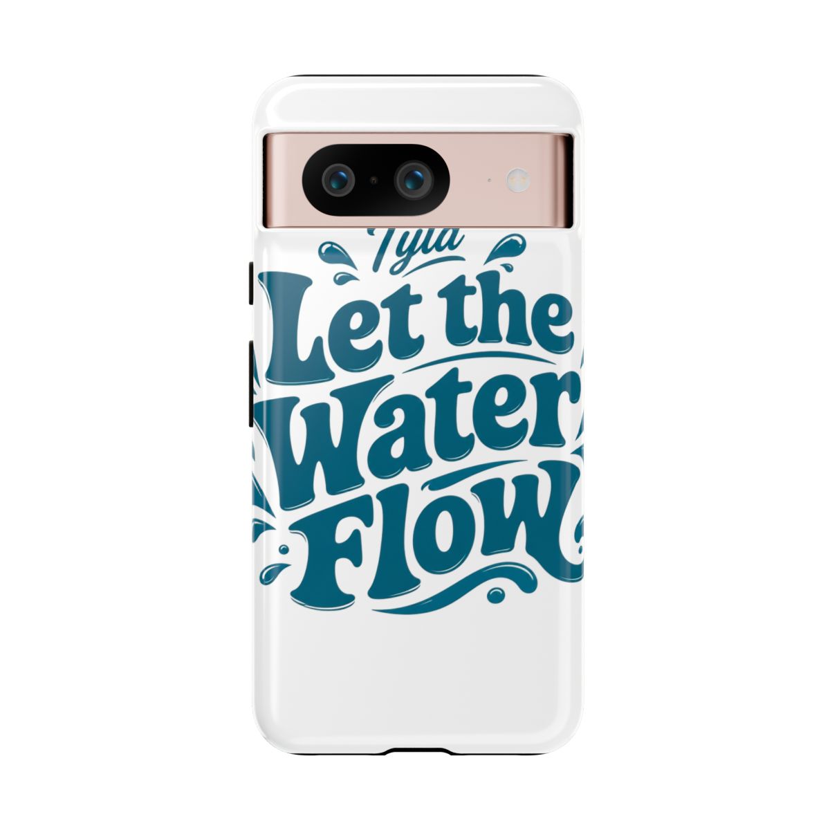 Tyla "Let the Water Flow" Phone Case - alternate angle 3, merchandise