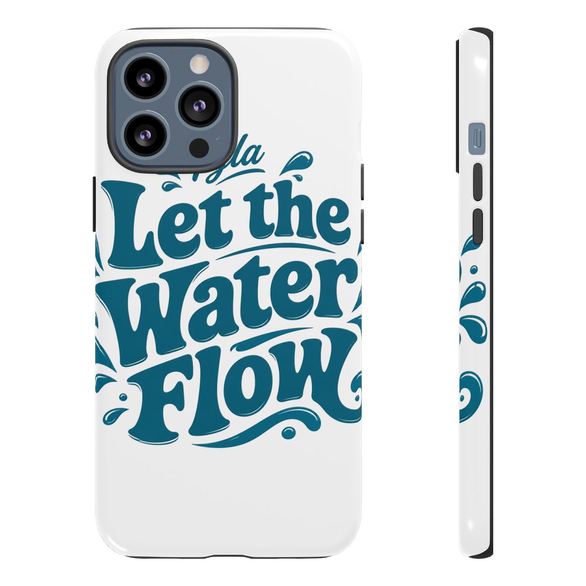 Tyla "Let the Water Flow" Phone Case - alternate angle 2, merchandise