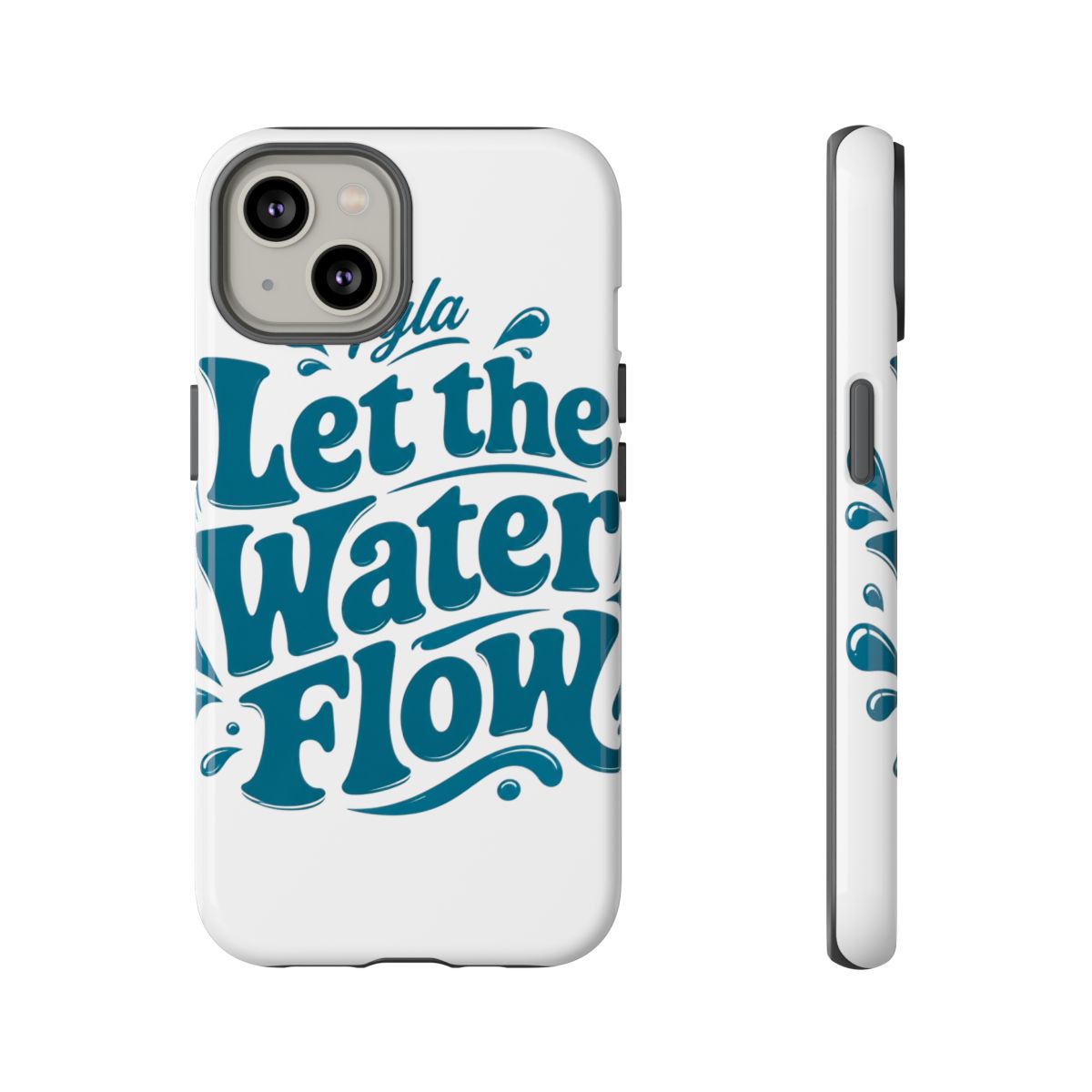 Tyla "Let the Water Flow" Phone Case - alternate angle 3, merchandise