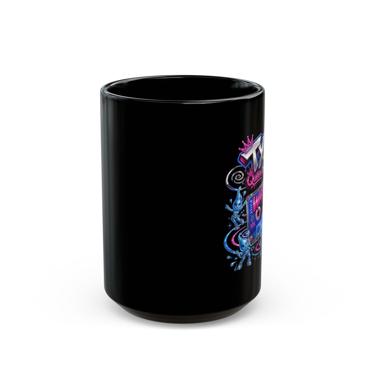 Tyla "Water" Black Mug - alternate angle 2, merchandise