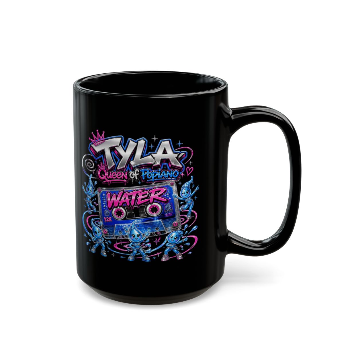 Tyla "Water" Black Mug - alternate angle 5, merchandise