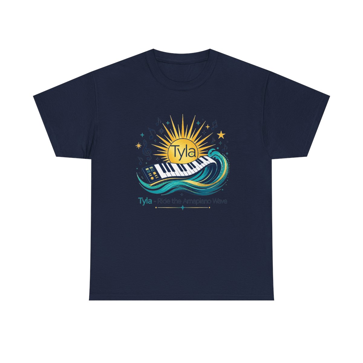 Tyla "Tyla - Ride the Amapiano Wave" Unisex Tee - alternate angle 3, merchandise