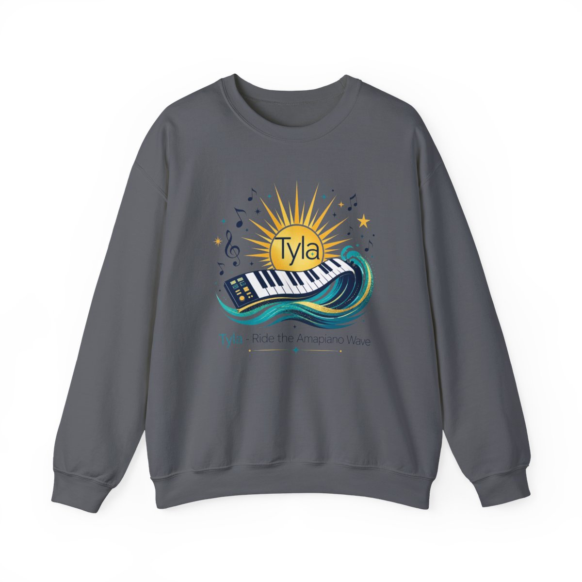 Tyla "Tyla - Ride the Amapiano Wave" Crewneck - alternate angle 3, merchandise