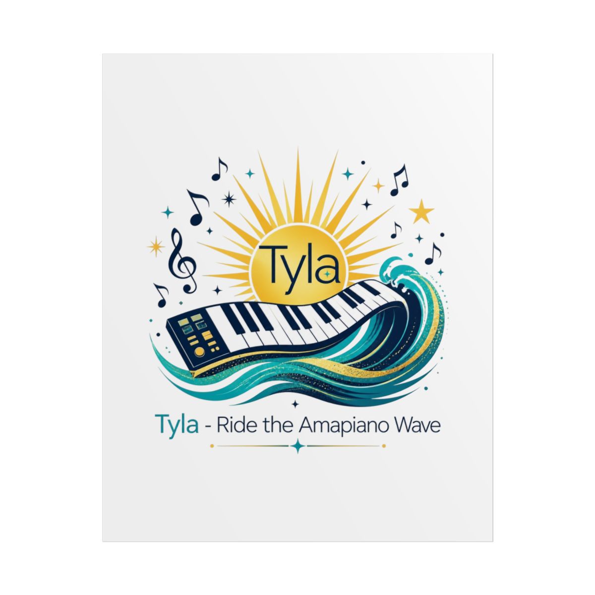 Tyla "Tyla - Ride the Amapiano Wave" Poster - Official Posters & Wall Art merchandise