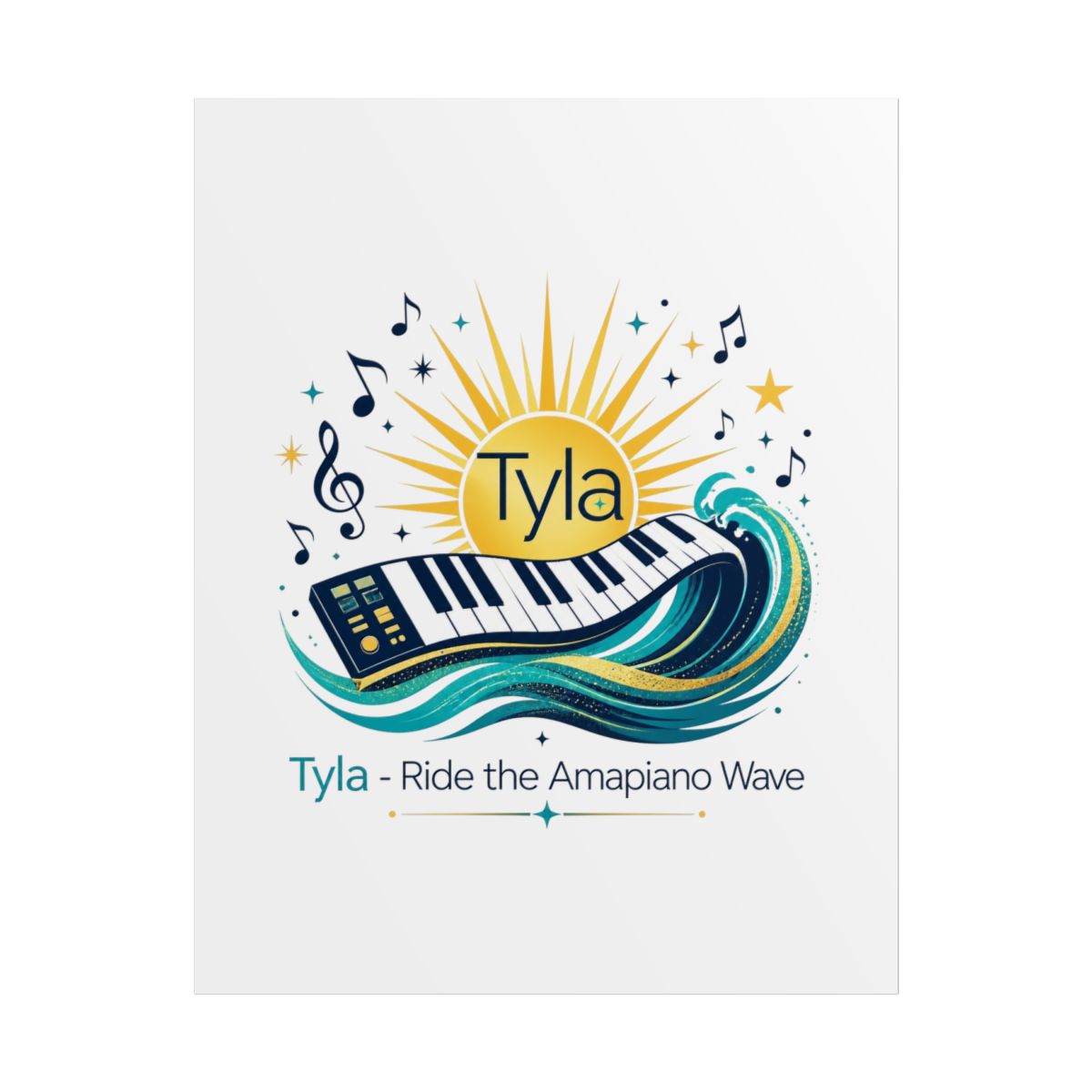 Tyla "Tyla - Ride the Amapiano Wave" Poster - alternate angle 1, merchandise