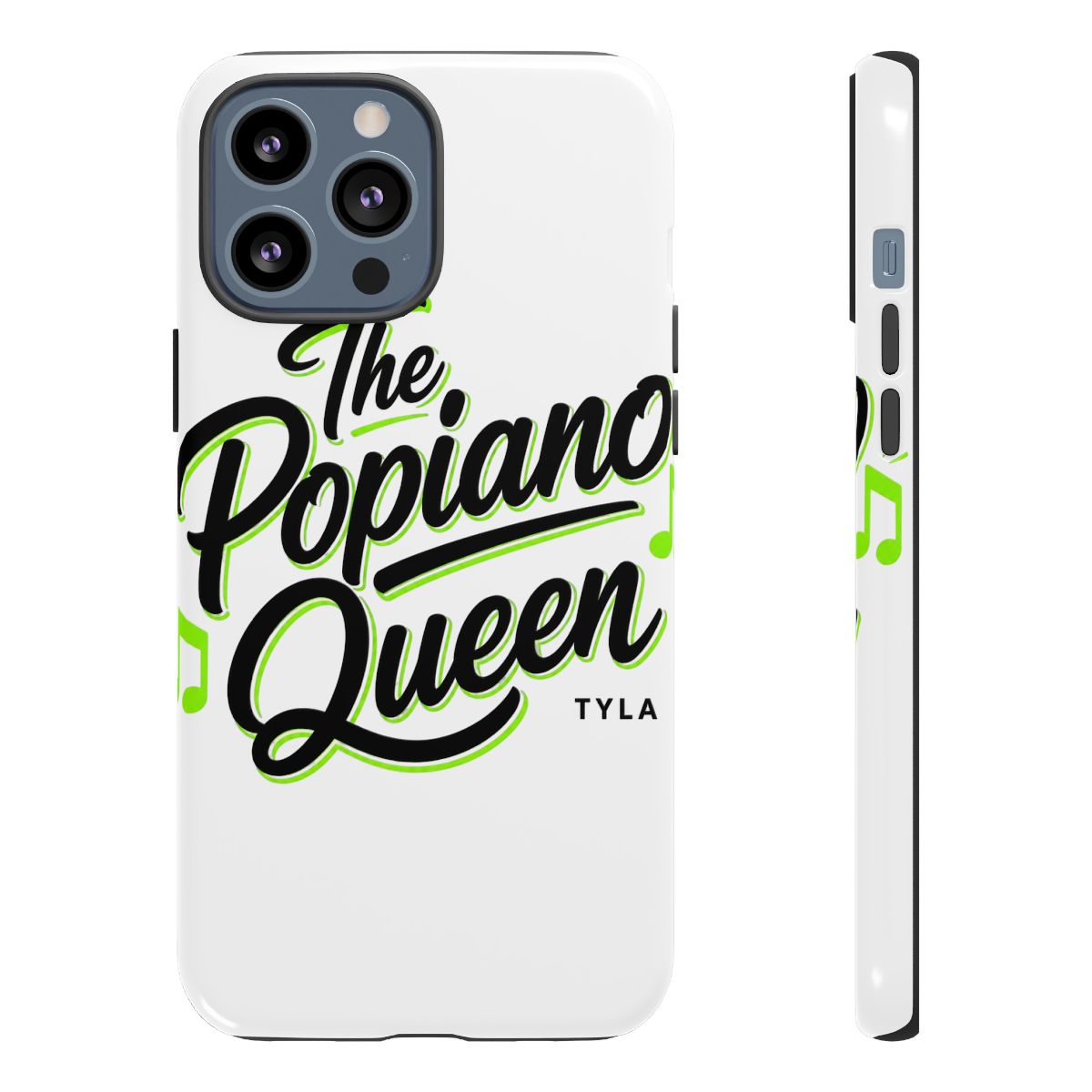 Tyla "The Popiano Queen" Phone Case - alternate angle 2, merchandise