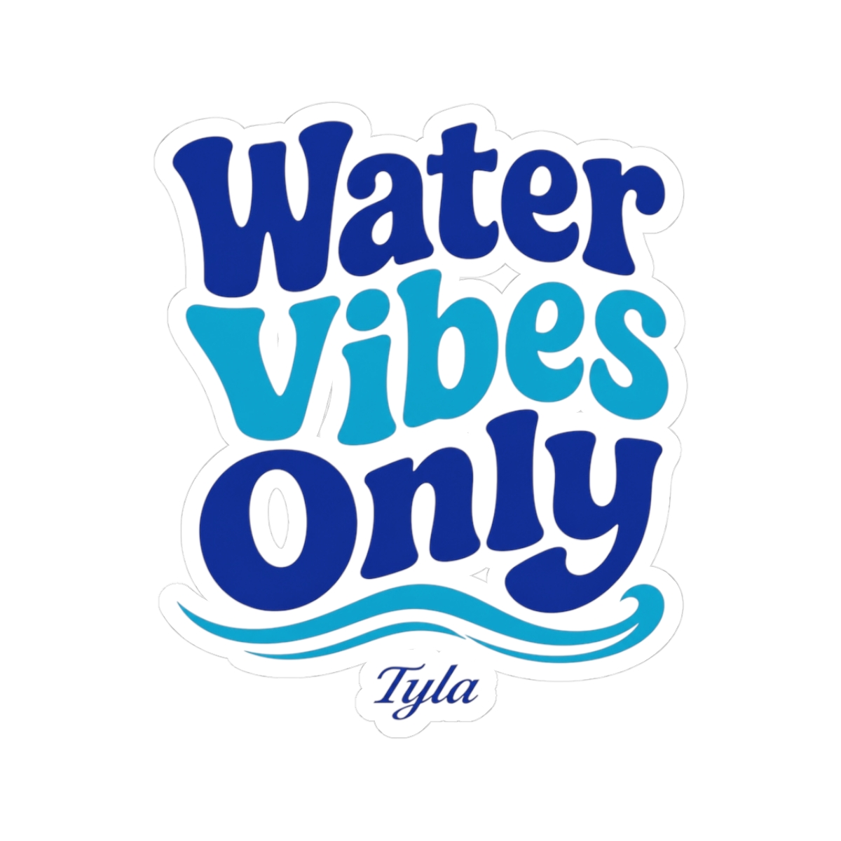 Tyla "Water Vibes Only" Sticker - alternate angle 1, merchandise