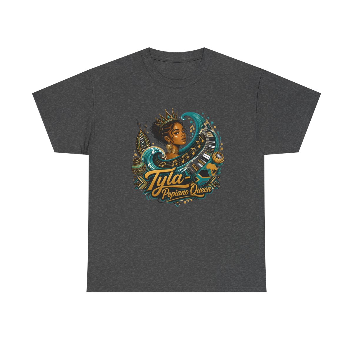 Tyla "Tyla - Popiano Queen" Unisex Tee - alternate angle 3, merchandise