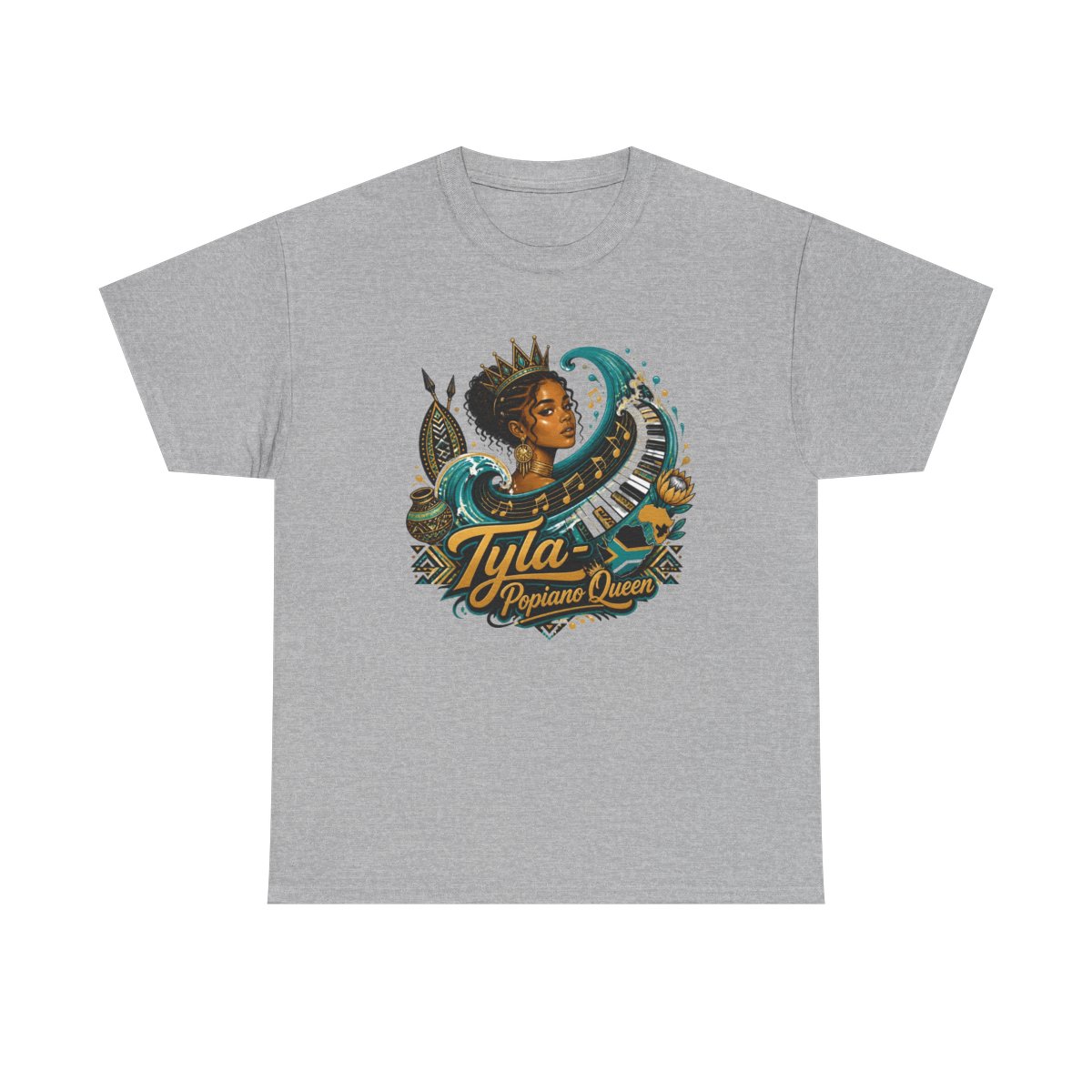 Tyla "Tyla - Popiano Queen" Unisex Tee - alternate angle 2, merchandise