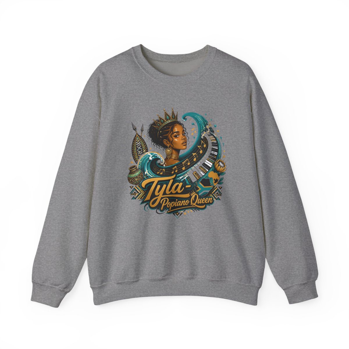 Tyla "Tyla - Popiano Queen" Crewneck - alternate angle 2, merchandise