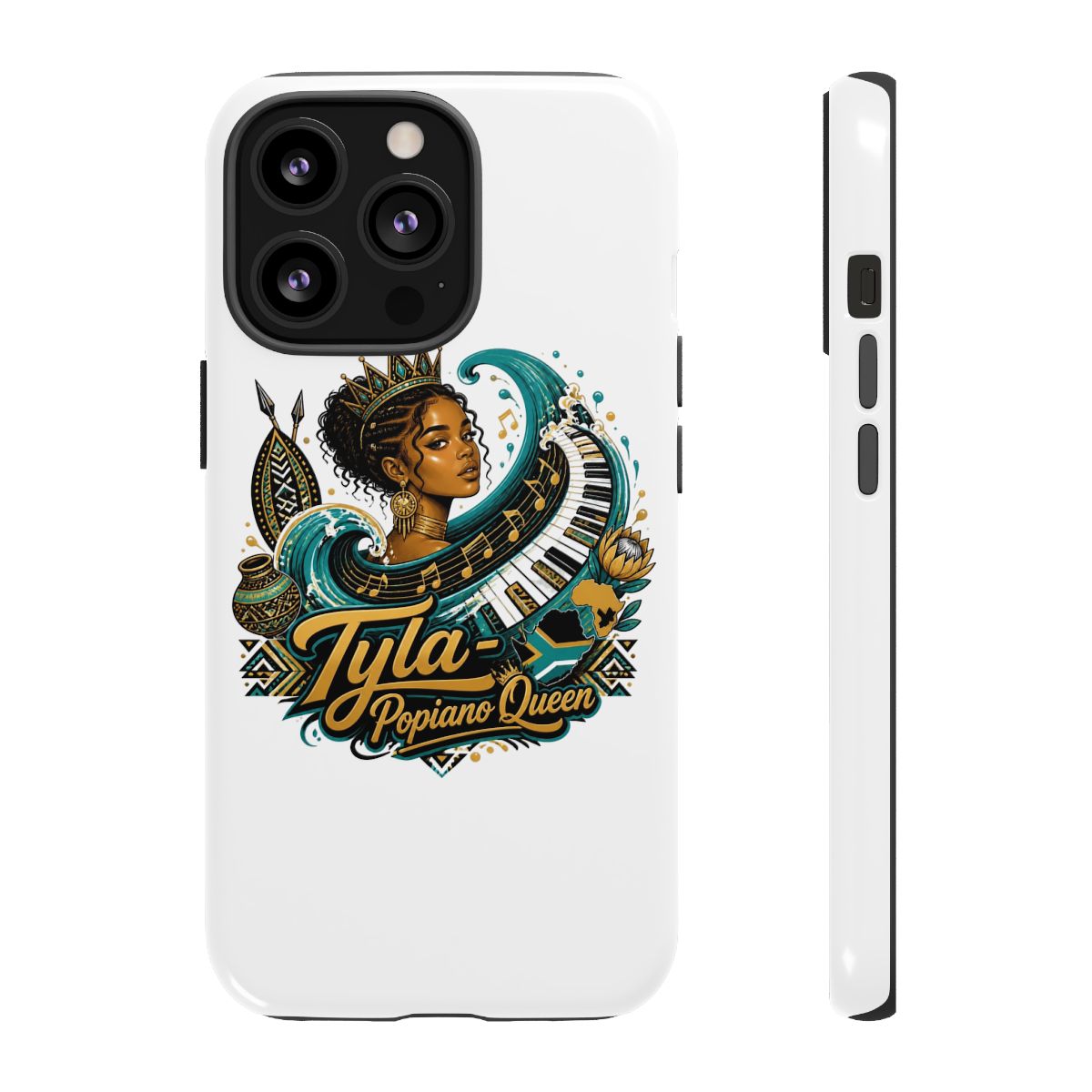 Tyla "Tyla - Popiano Queen" Phone Case - alternate angle 1, merchandise