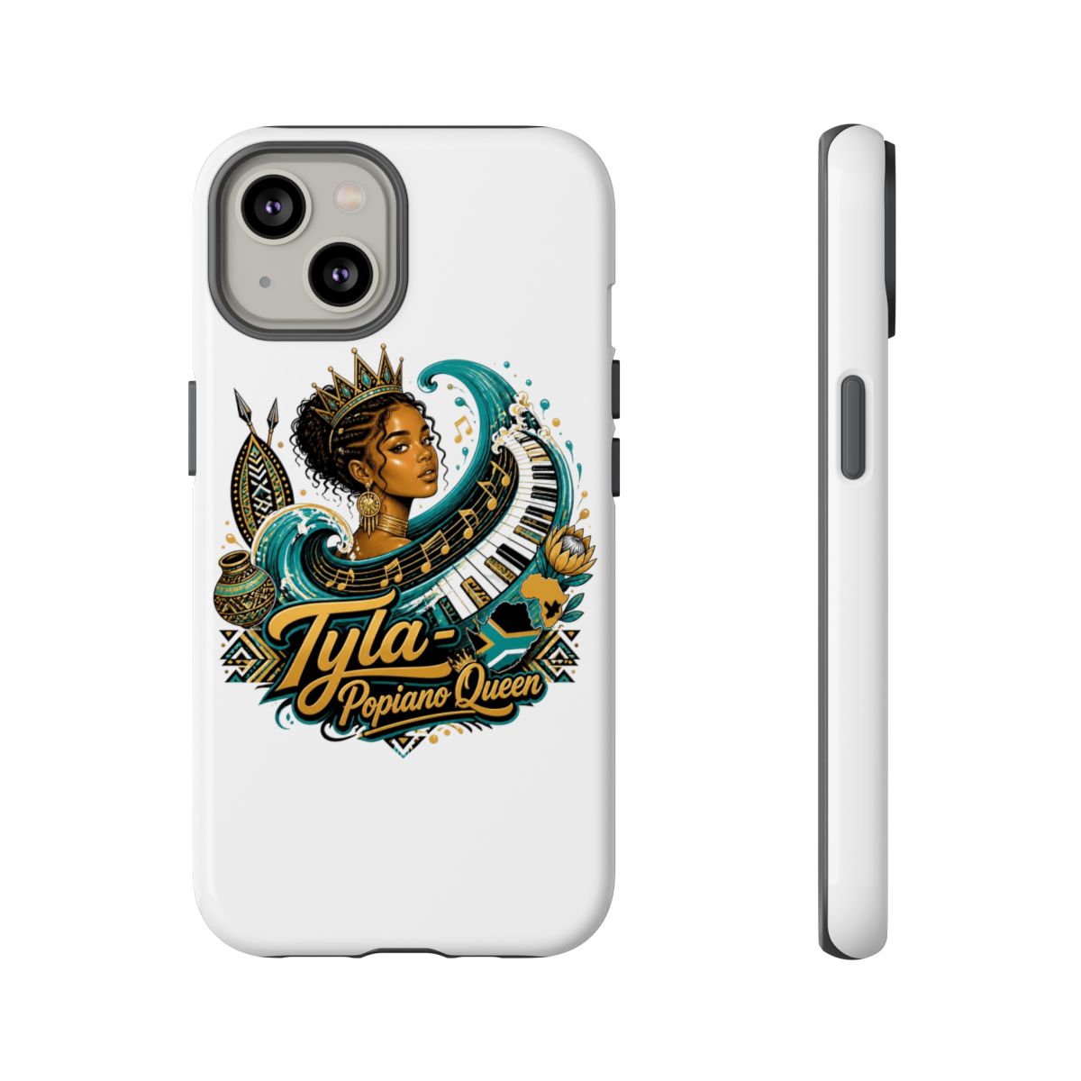 Tyla "Tyla - Popiano Queen" Phone Case - alternate angle 3, merchandise