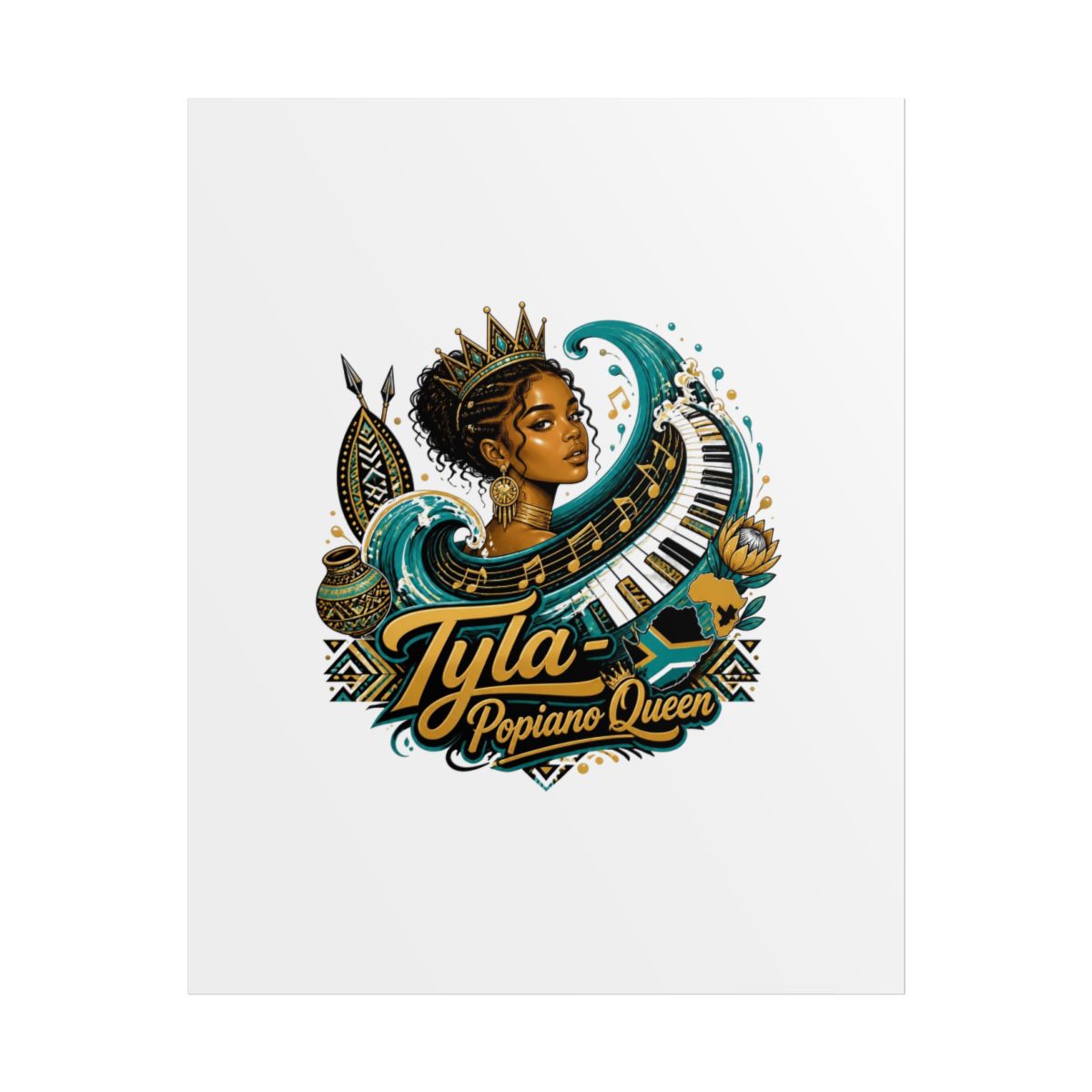 Tyla "Tyla - Popiano Queen" Poster - Official Posters & Wall Art merchandise