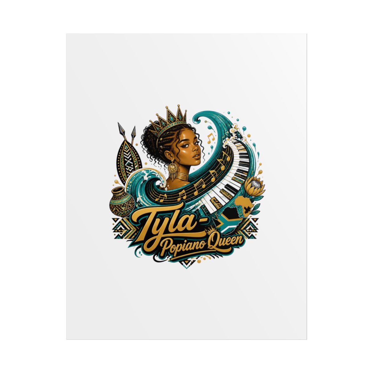 Tyla "Tyla - Popiano Queen" Poster - alternate angle 1, merchandise
