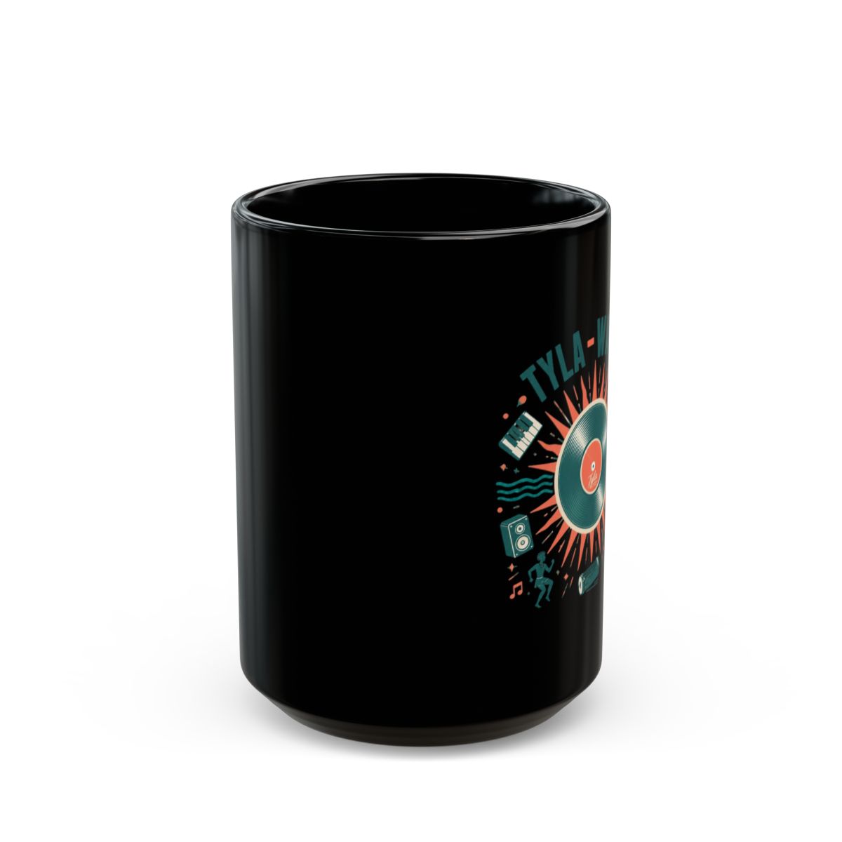Tyla "Tyla - Water" Black Mug - alternate angle 2, merchandise