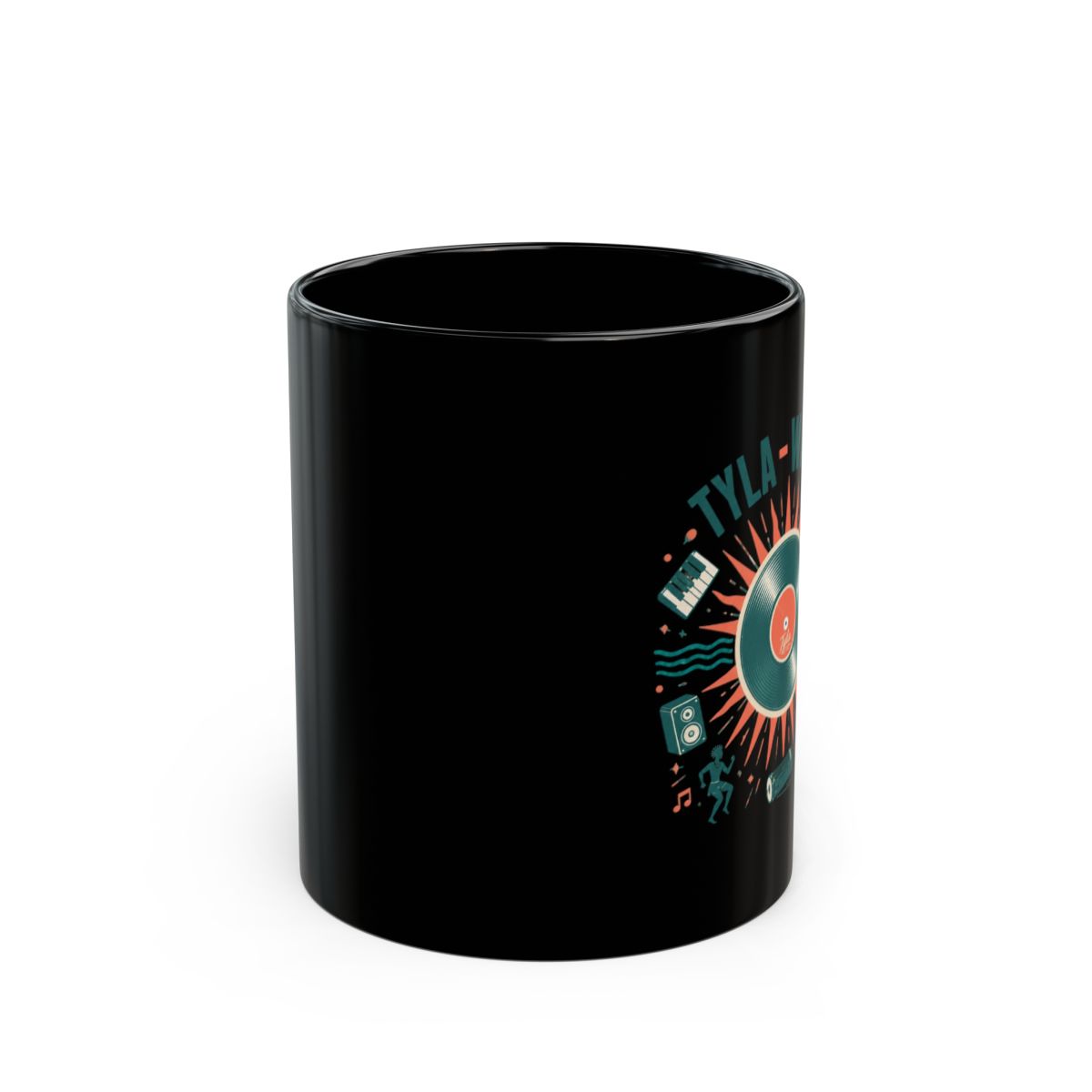 Tyla "Tyla - Water" Black Mug - alternate angle 1, merchandise