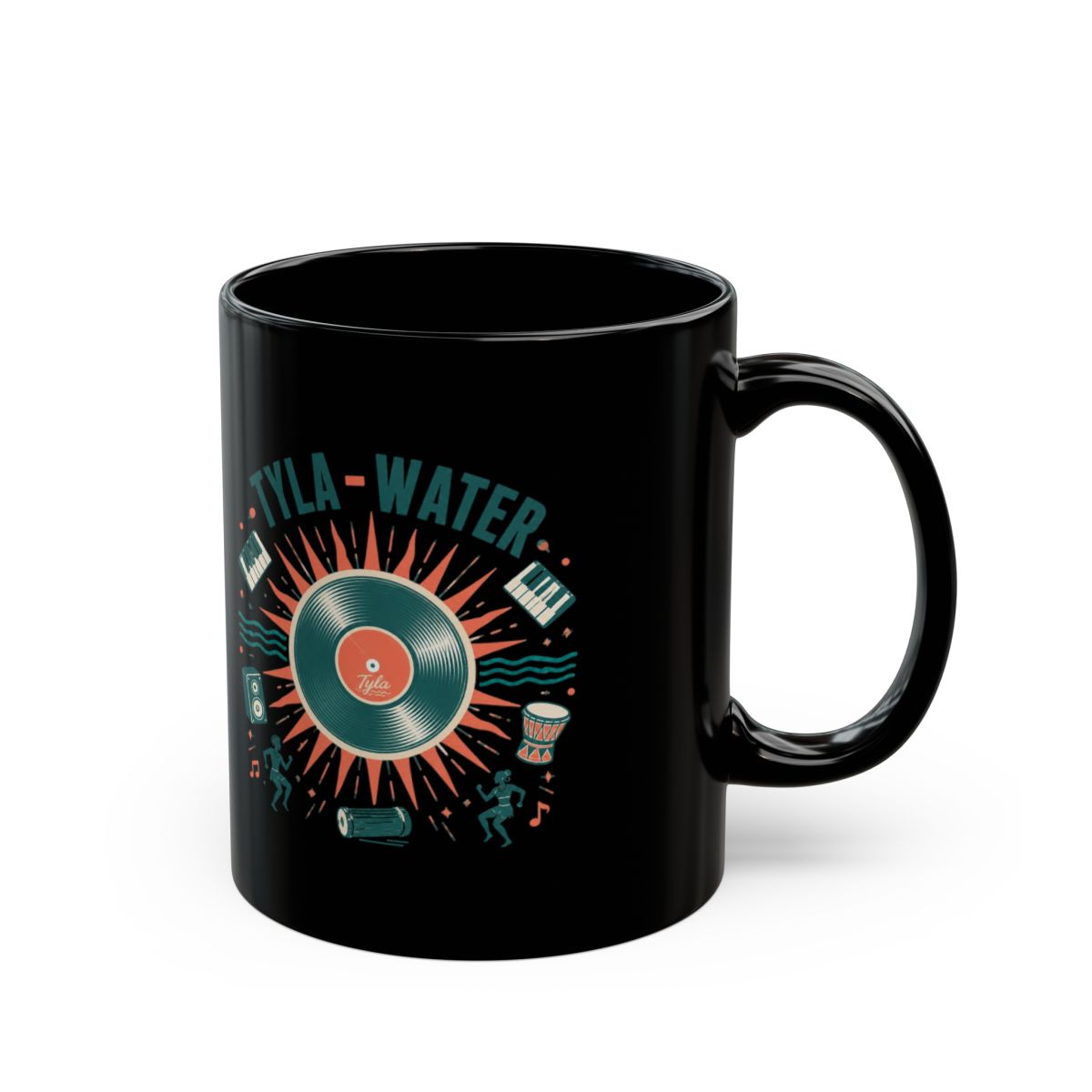 Tyla "Tyla - Water" Black Mug