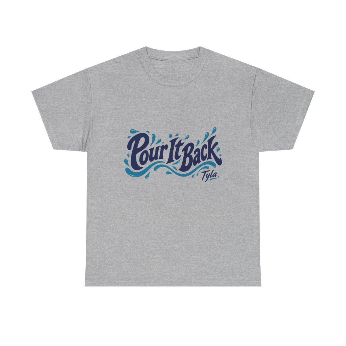 Tyla "Pour It Back" Unisex Tee - alternate angle 3, merchandise