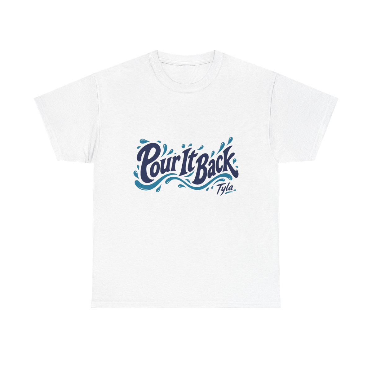 Tyla "Pour It Back" Unisex Tee - alternate angle 2, merchandise