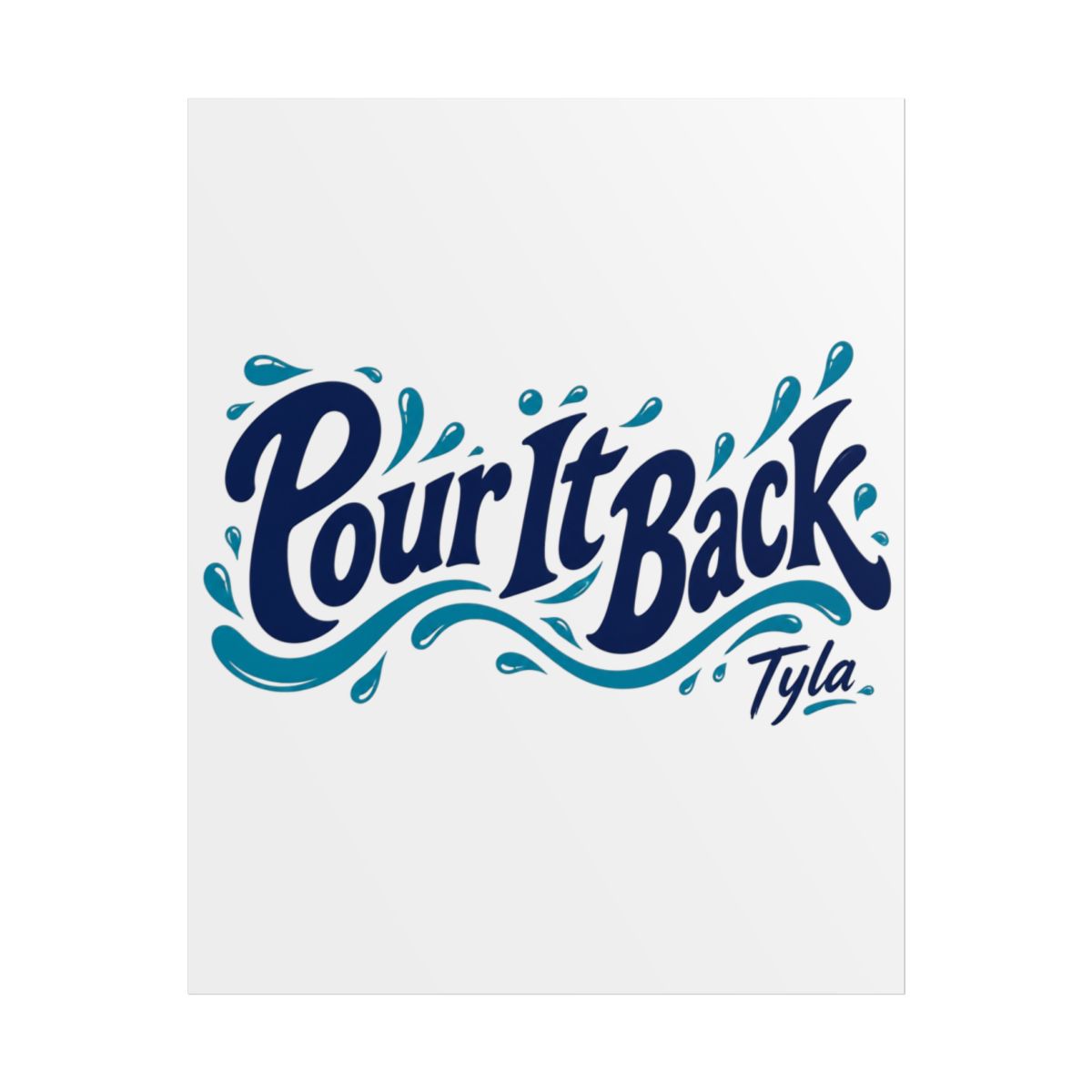 Tyla "Pour It Back" Poster - Official Posters & Wall Art merchandise