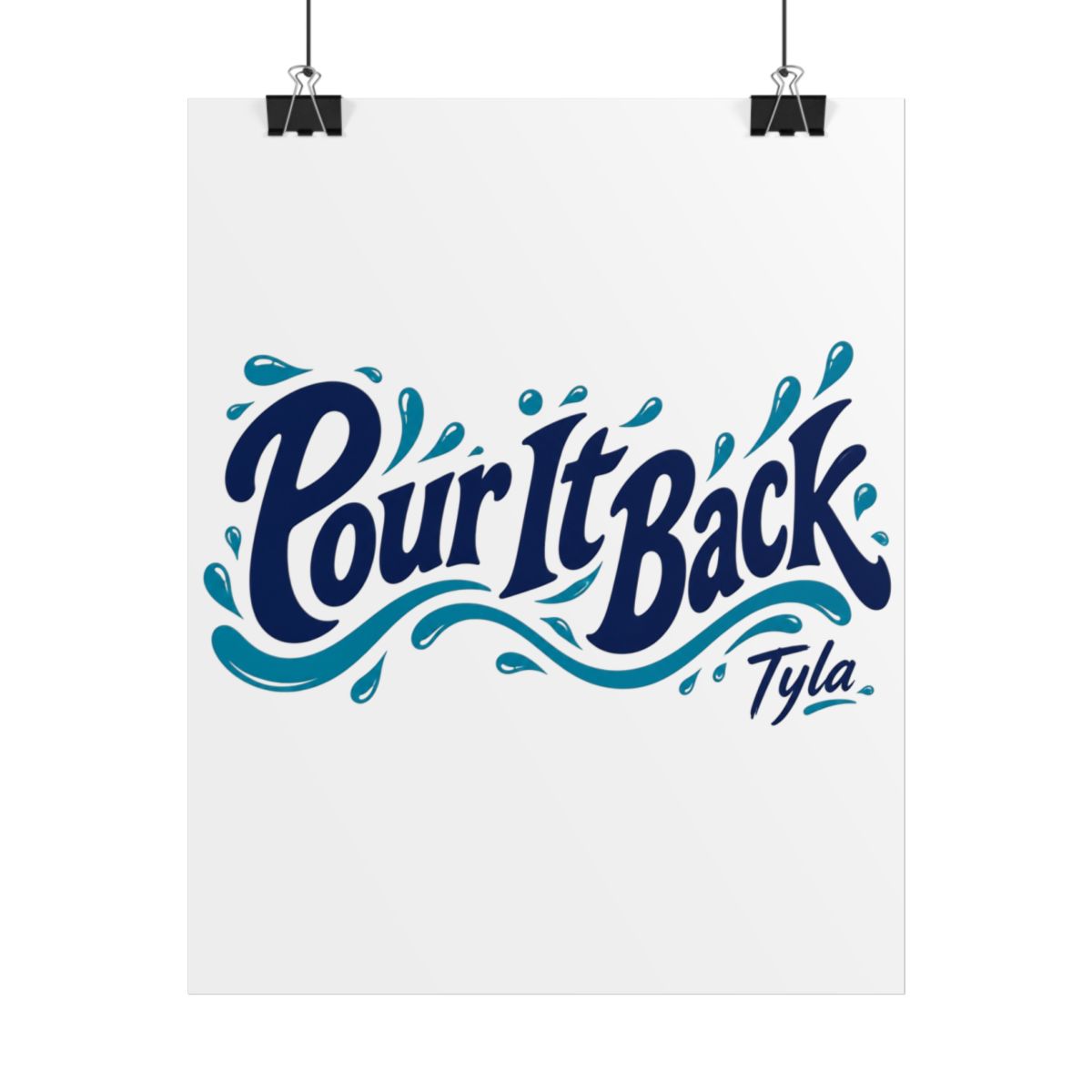 Tyla "Pour It Back" Poster