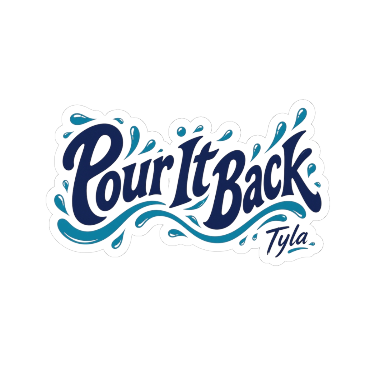 Tyla "Pour It Back" Sticker - alternate angle 1, merchandise