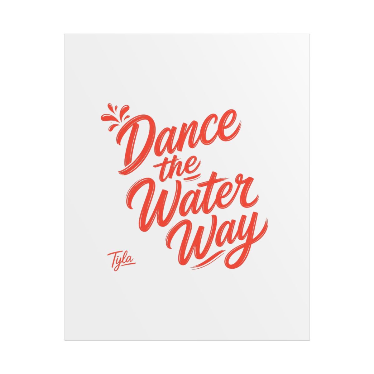 Tyla "Dance the Water Way" Poster - Official Posters & Wall Art merchandise