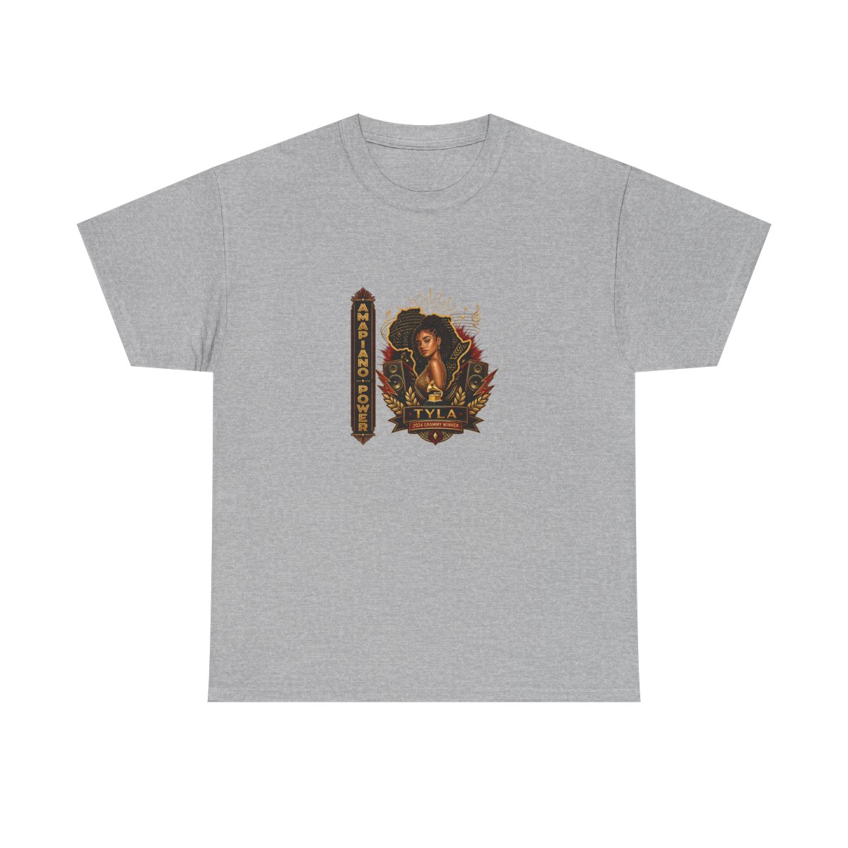 Tyla "Amapiano Power" Unisex Tee - alternate angle 2, merchandise