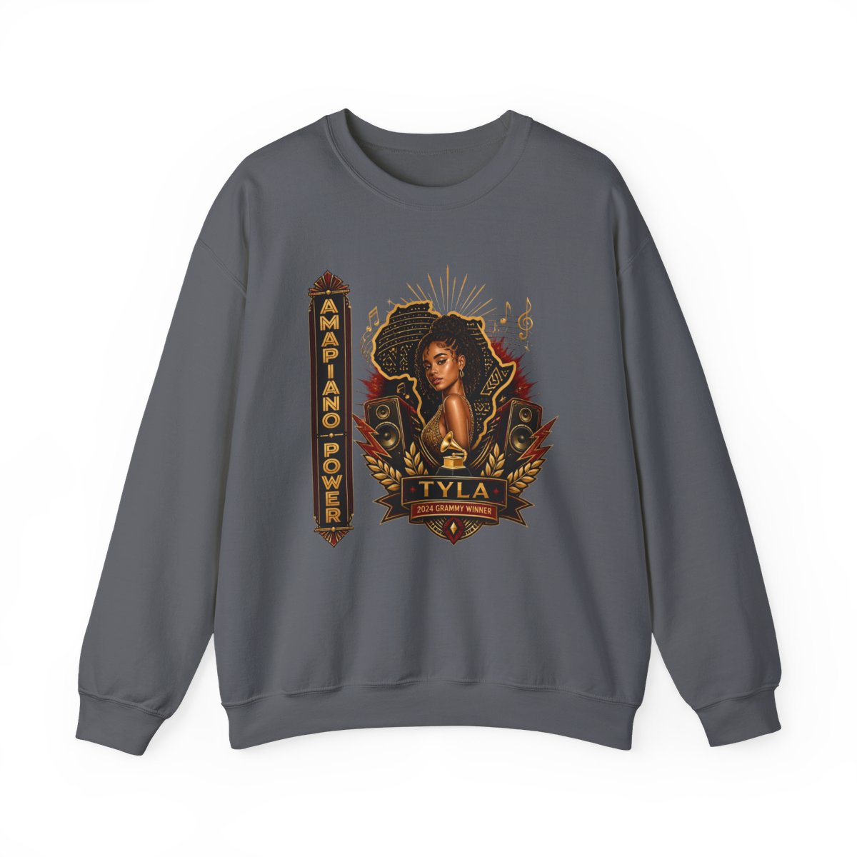 Tyla "Amapiano Power" Crewneck - alternate angle 3, merchandise
