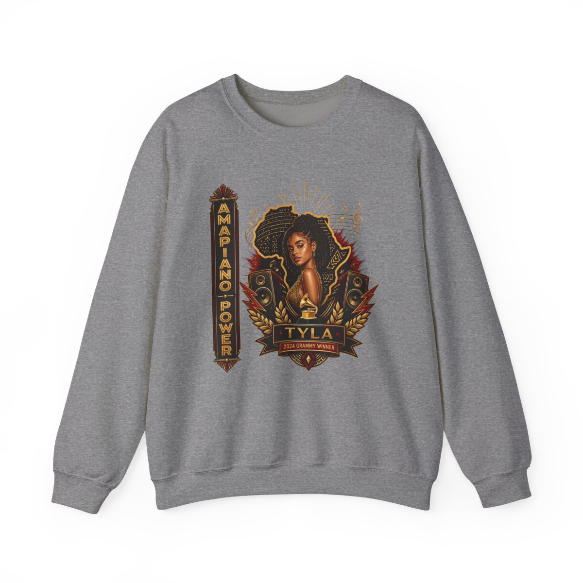 Tyla "Amapiano Power" Crewneck - alternate angle 2, merchandise