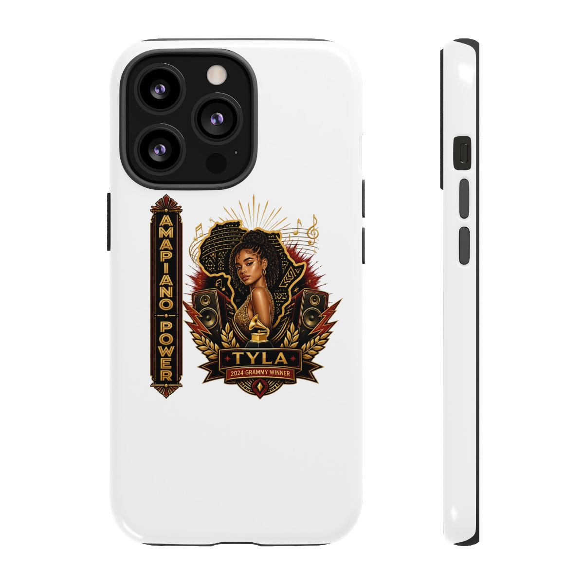 Tyla "Amapiano Power" Phone Case - alternate angle 1, merchandise