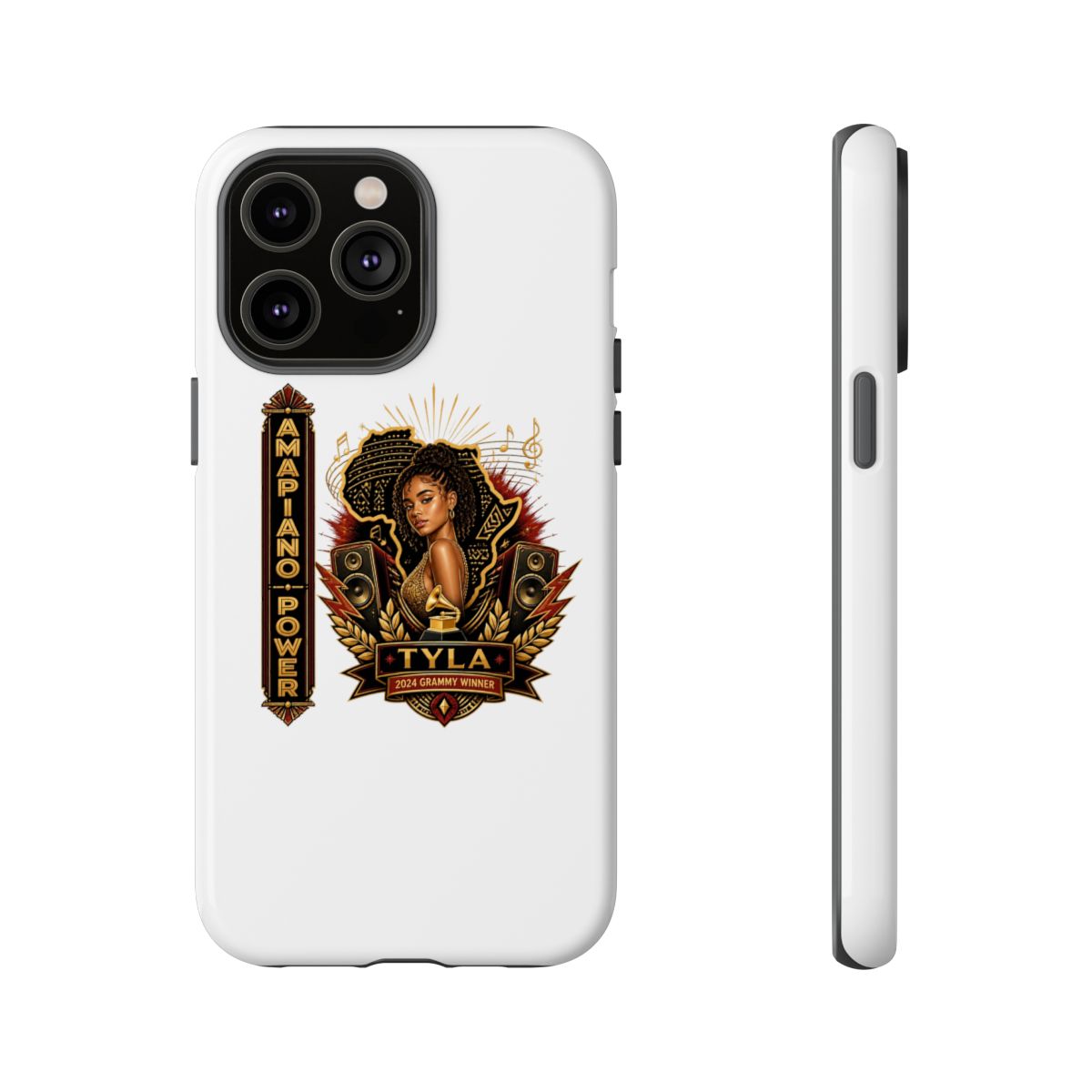 Tyla "Amapiano Power" Phone Case - alternate angle 5, merchandise