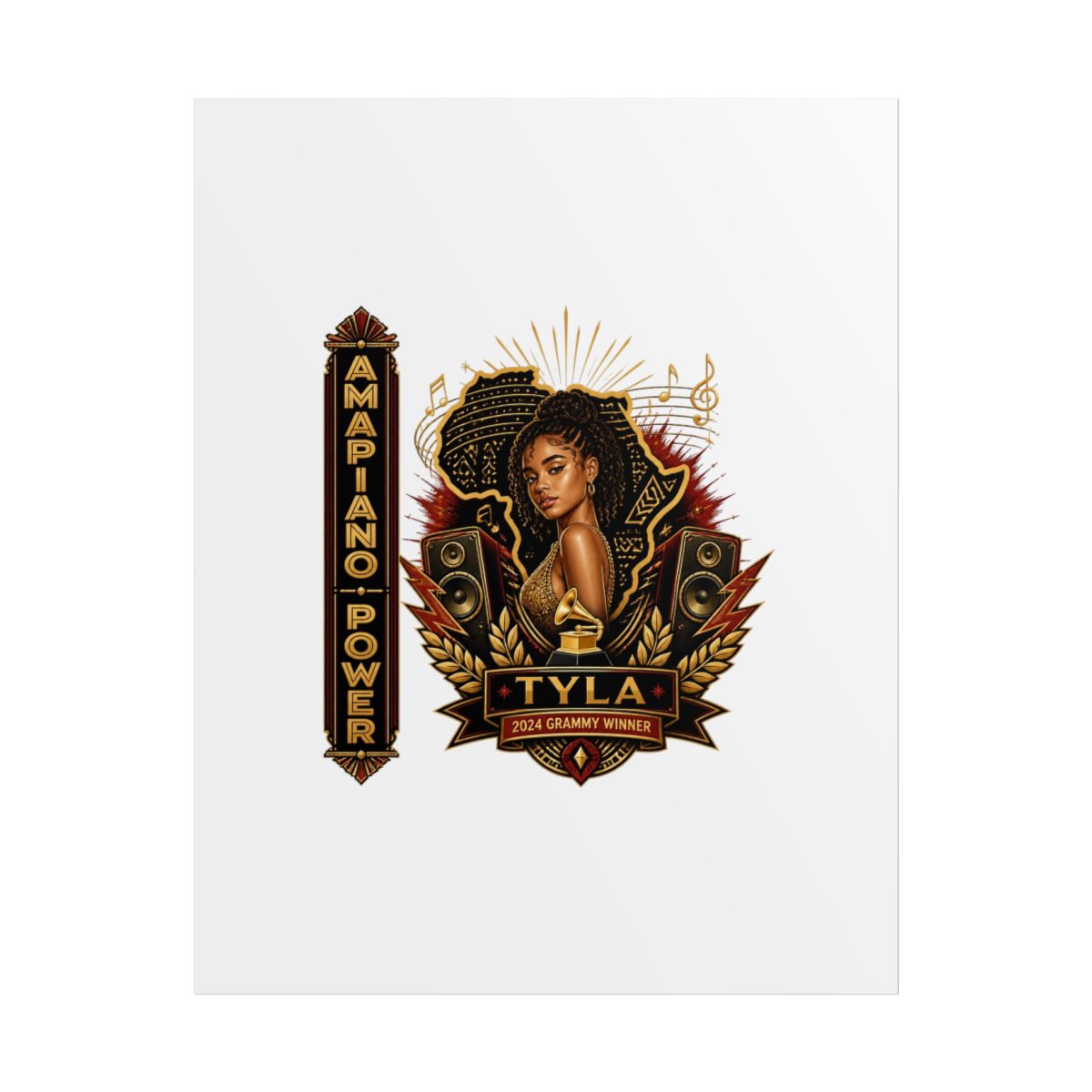 Tyla "Amapiano Power" Poster - alternate angle 1, merchandise