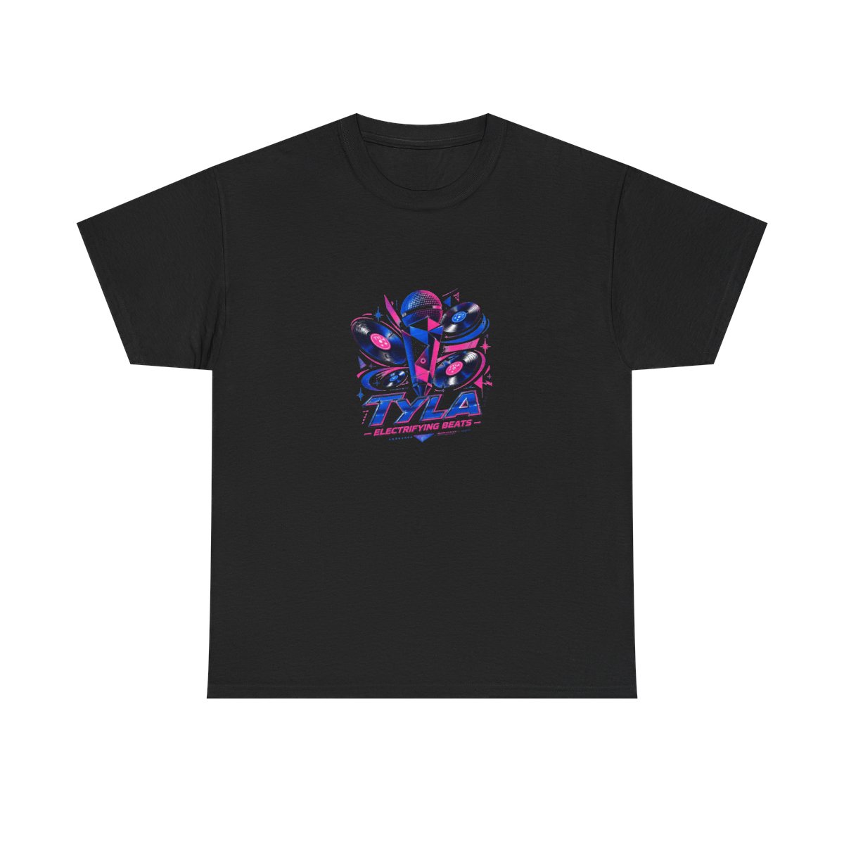 Tyla "Tyla - Electrifying Beats" Unisex Tee - alternate angle 2, merchandise