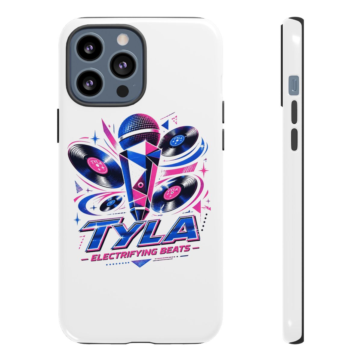 Tyla "Tyla - Electrifying Beats" Phone Case - alternate angle 2, merchandise