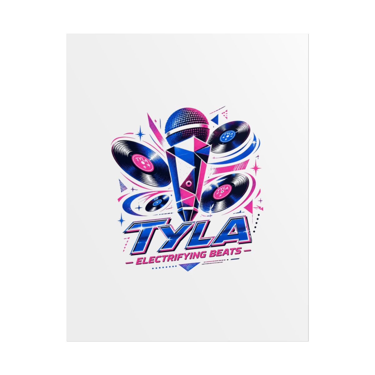 Tyla "Tyla - Electrifying Beats" Poster - alternate angle 1, merchandise