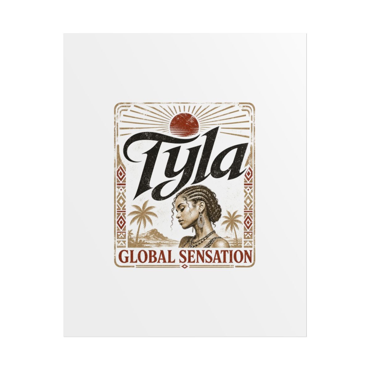 Tyla "Global Sensation" Poster - Official Posters & Wall Art merchandise