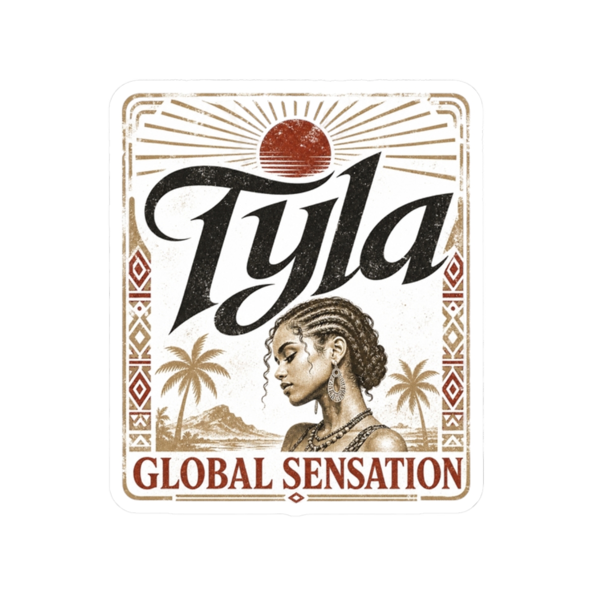 Tyla "Global Sensation" Sticker - Official Stickers merchandise