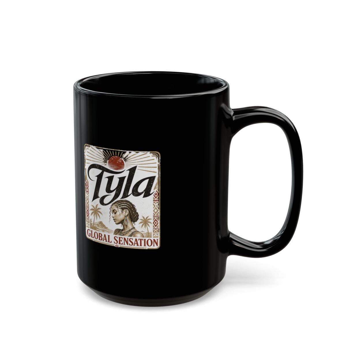 Tyla "Global Sensation" Black Mug - alternate angle 5, merchandise