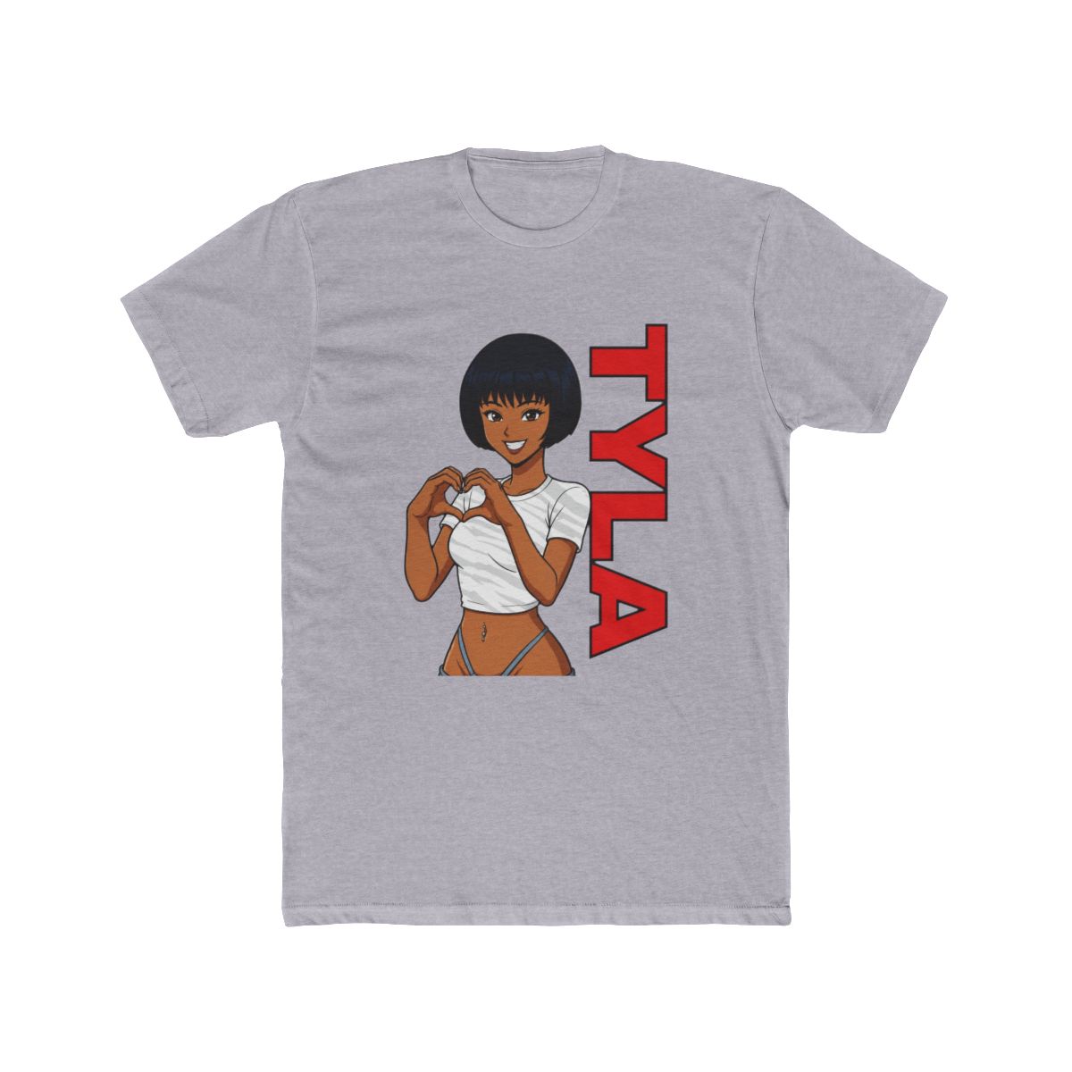 TYLA Baby Tee in White - alternate angle 4, merchandise
