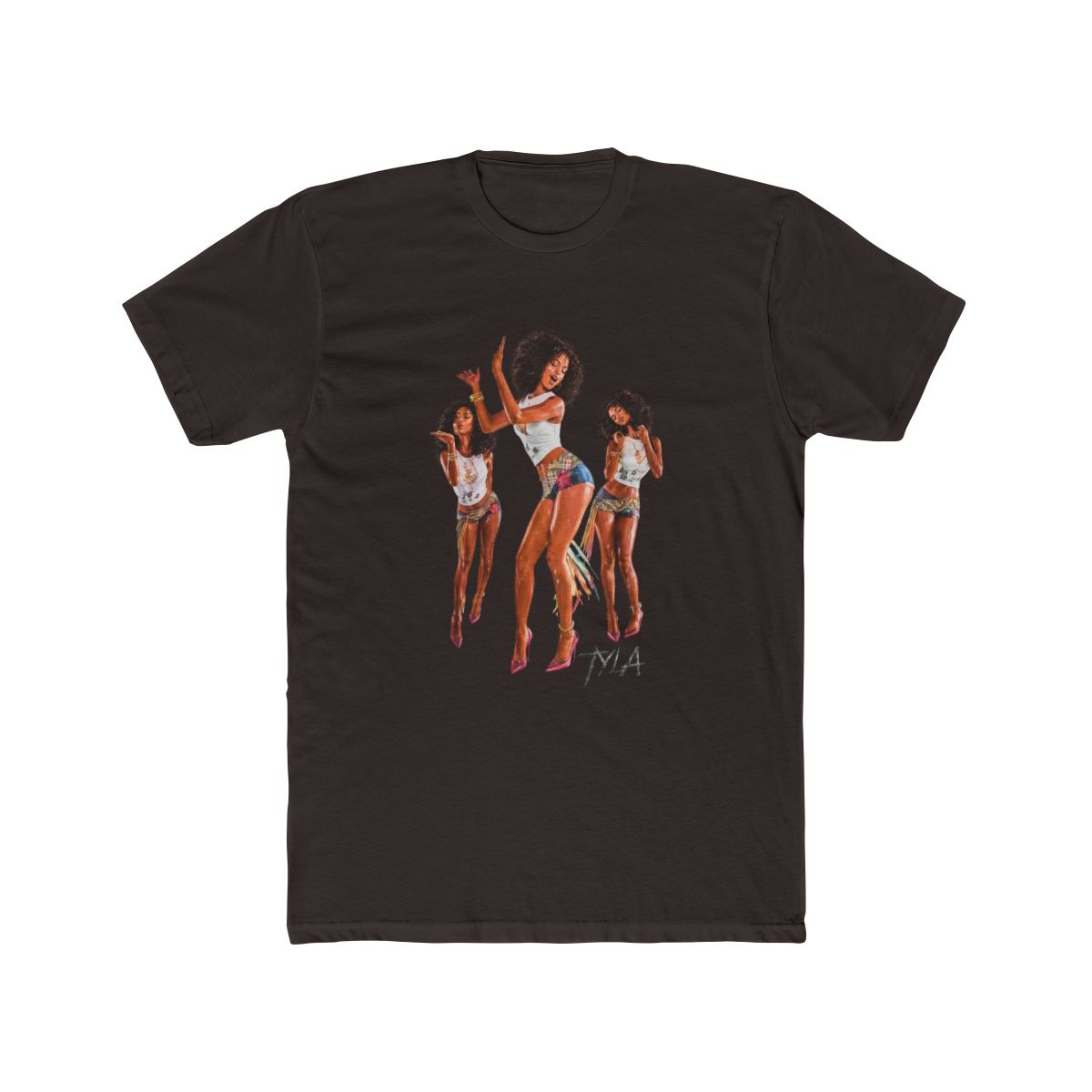 Tyla Triple Dancing Portrait T Shirt - alternate angle 2, merchandise