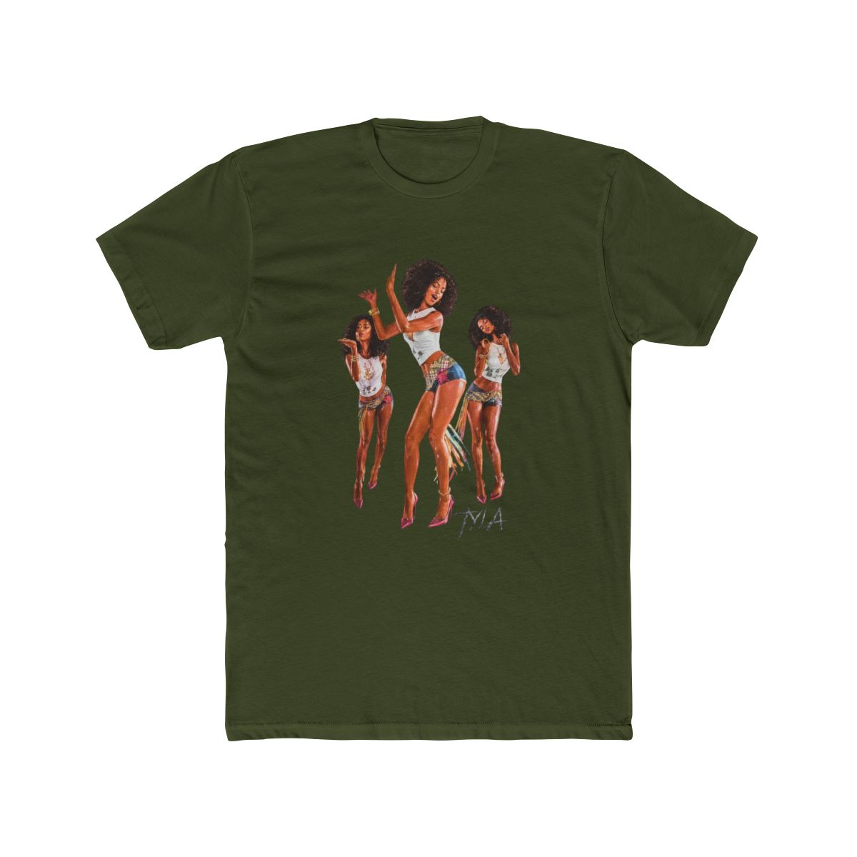 Tyla Triple Dancing Portrait T Shirt - alternate angle 4, merchandise