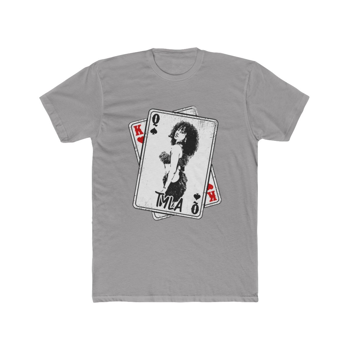 Retro Tyla Rapper Card Style T Shirt - alternate angle 2, merchandise