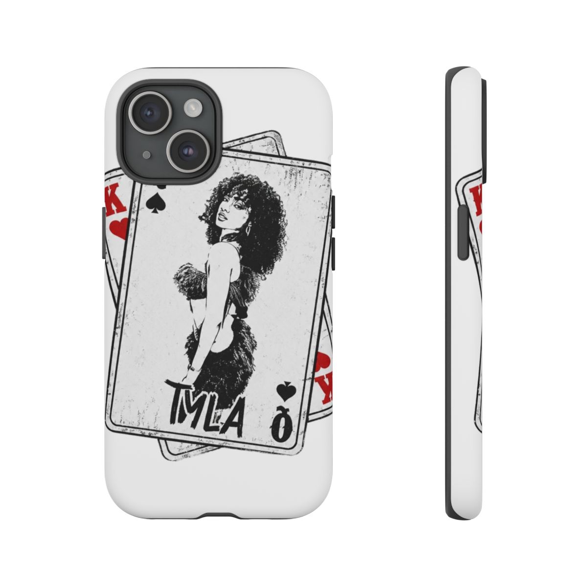 Retro Tyla Rapper Card Style Phone Case - alternate angle 4, merchandise